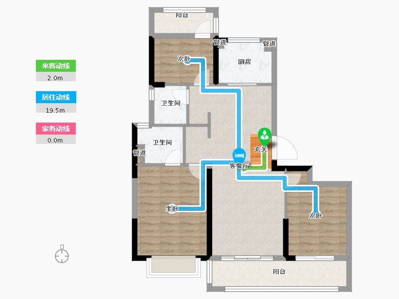 江苏省-南京市-悦�o-87.93-户型库-动静线