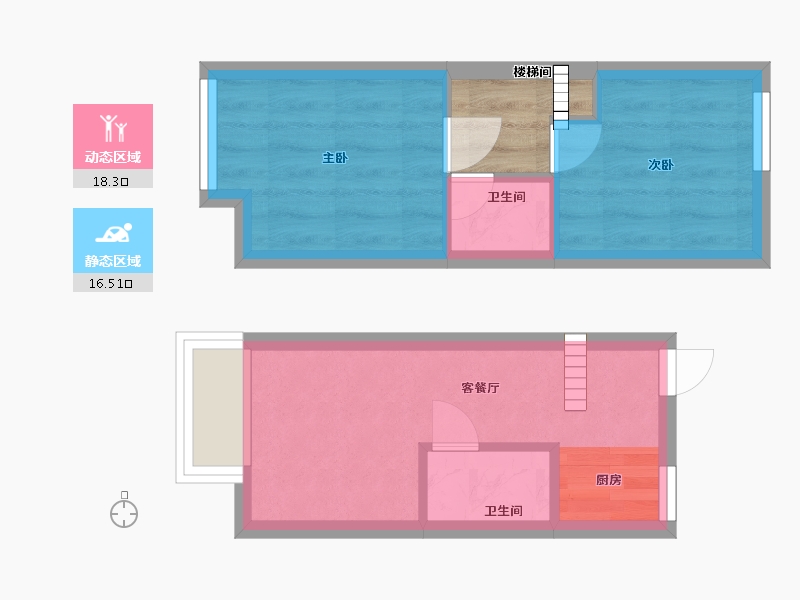 福建省-福州市-凤翔・凡悦公馆-32.25-户型库-动静分区