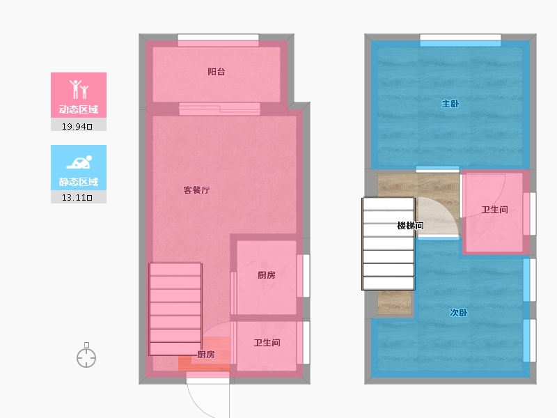 福建省-福州市-正祥・福佑里仁-31.00-户型库-动静分区