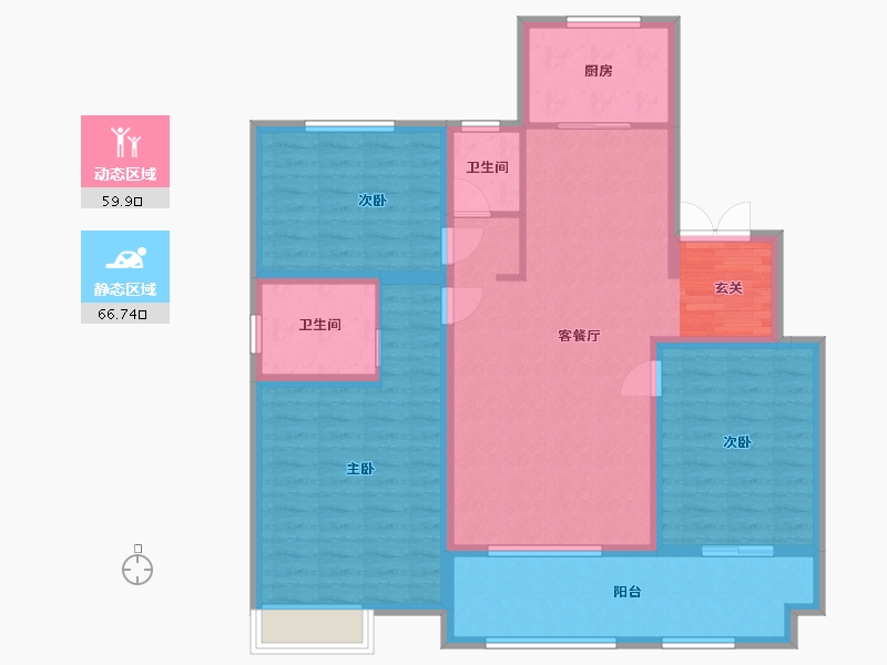 山东省-枣庄市-金钻公馆-114.13-户型库-动静分区