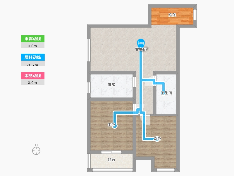 河北省-保定市-名流家和-70.00-户型库-动静线