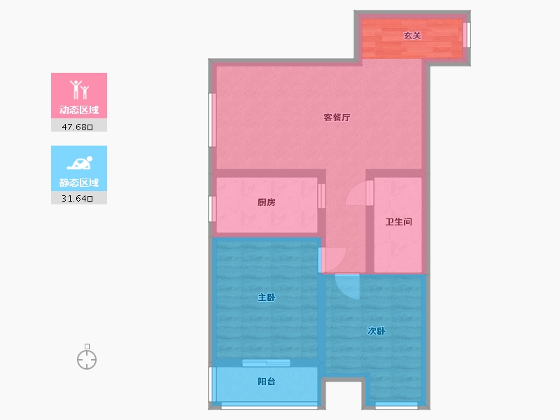 河北省-保定市-名流家和-70.00-户型库-动静分区