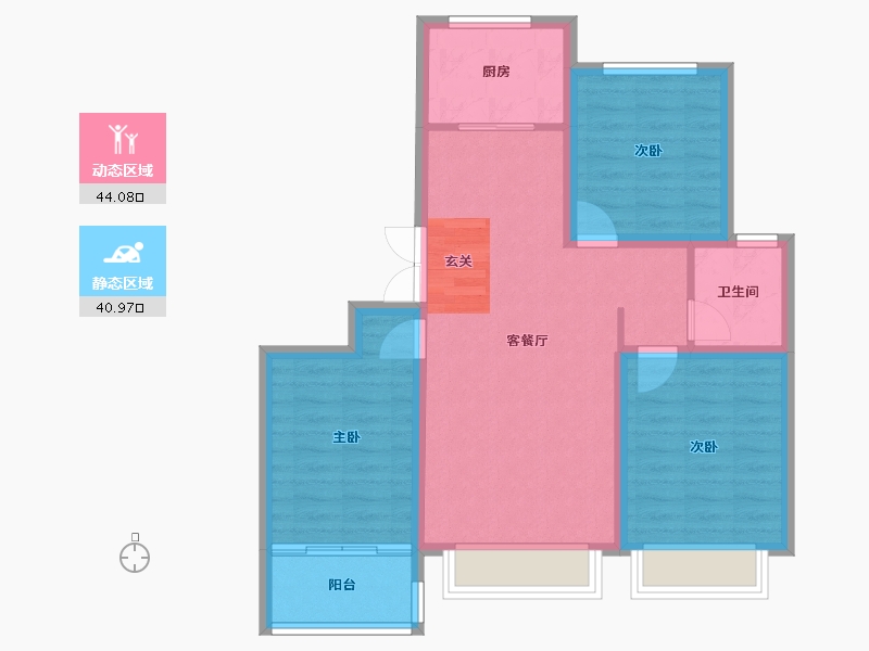 河北省-沧州市-玉玺台-76.09-户型库-动静分区