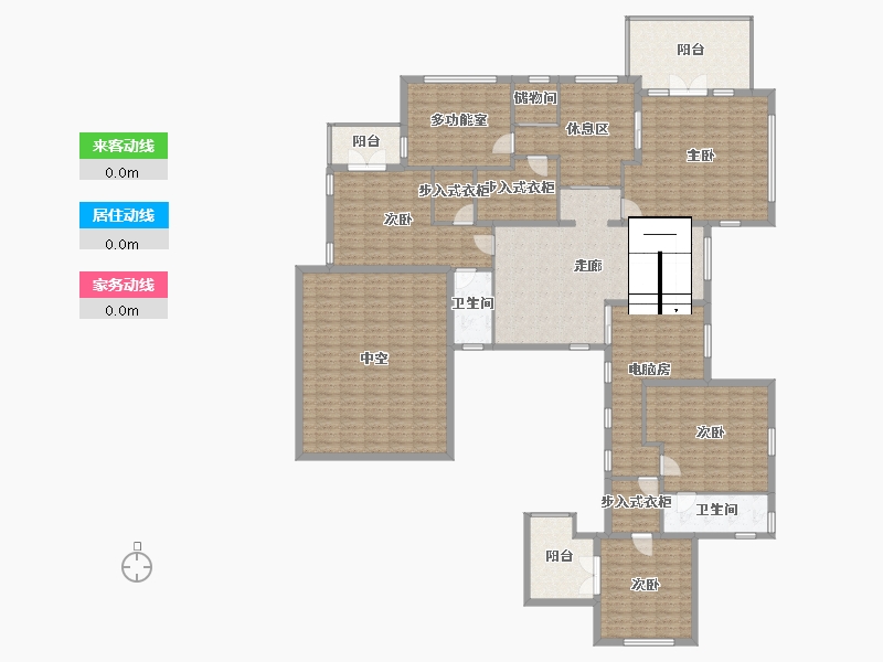 四川省-成都市-红牌楼-245.99-户型库-动静线