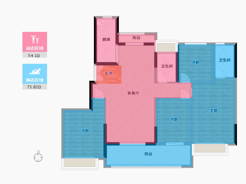 广东省-佛山市-电建地产・�吃没�府-114.79-户型库-动静分区