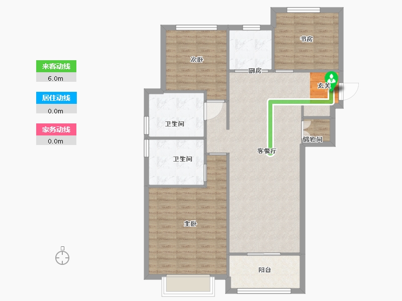 青海省-西宁市-融创东方宸院-99.20-户型库-动静线