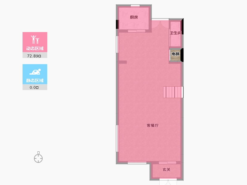 广东省-东莞市-招商雍和府-68.65-户型库-动静分区