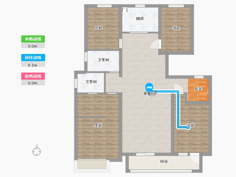 河北省-石家庄市-海亮德文郡-112.84-户型库-动静线