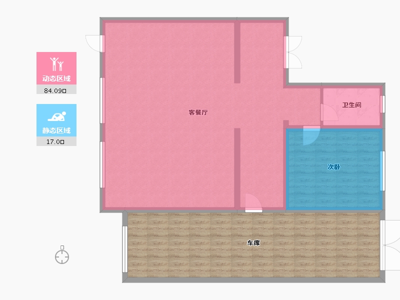 内蒙古自治区-通辽市-通辽碧桂园-129.03-户型库-动静分区