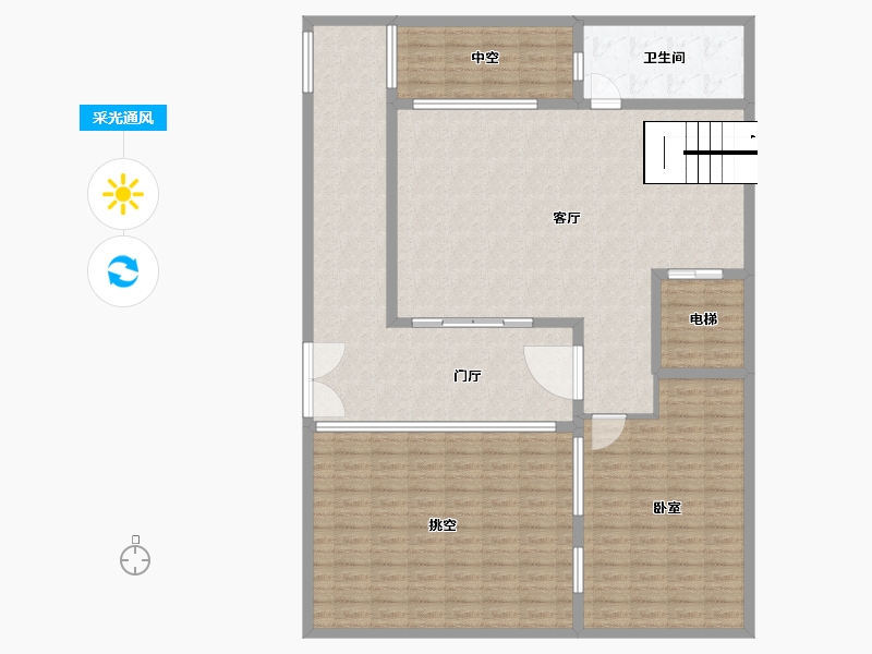 湖南省-长沙市-长沙院子-169.60-户型库-采光通风