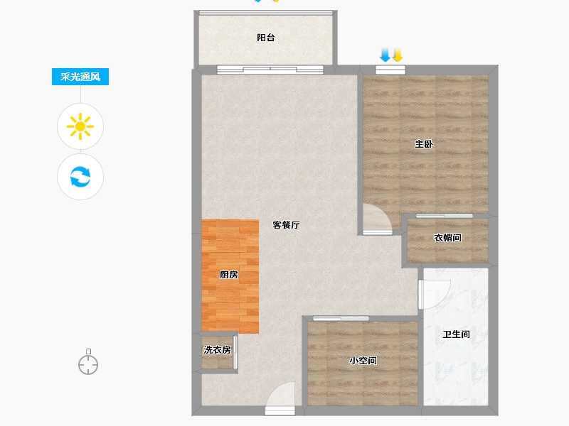 Florida-Lake-Lofts at South Lake-70.32-户型库-采光通风