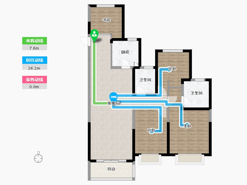 江苏省-无锡市-江阴朗诗未来街区-120.00-户型库-动静线