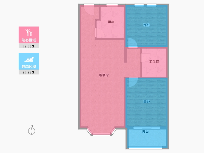 河北省-保定市-英伦名郡-80.00-户型库-动静分区