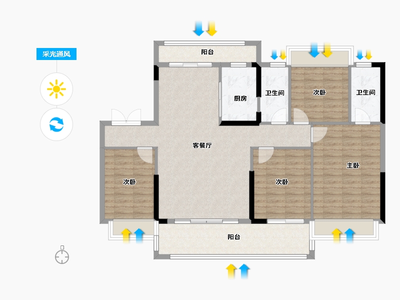 广西壮族自治区-梧州市-111111-115.38-户型库-采光通风