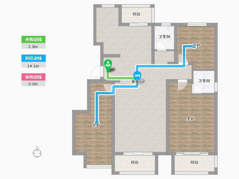 河南省-驻马店市-北湖壹号-116.18-户型库-动静线