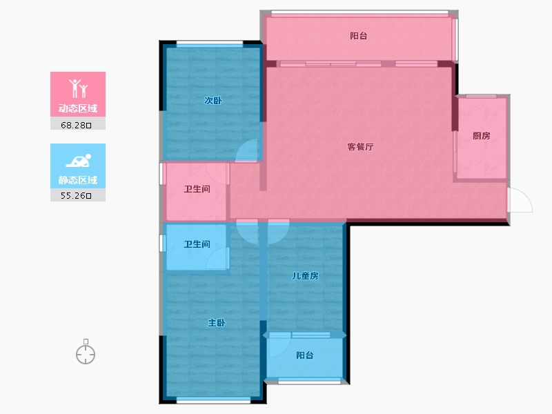 广西壮族自治区-桂林市-鼎诚尚园-111.79-户型库-动静分区