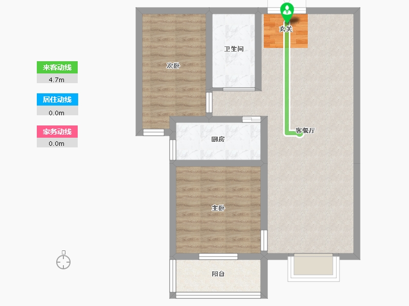 河北省-廊坊市-卓立金领域-70.05-户型库-动静线