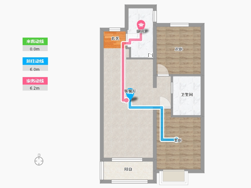 河北省-廊坊市-融创・时代壹号-68.68-户型库-动静线