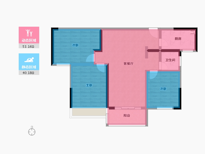 河南省-漯河市-云溪府-82.60-户型库-动静分区