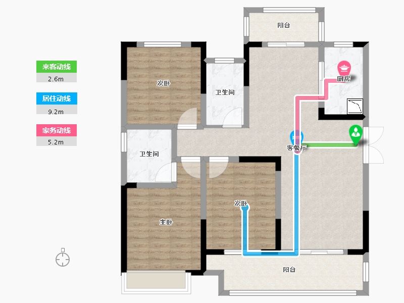 河南省-周口市-基城上院-112.01-户型库-动静线