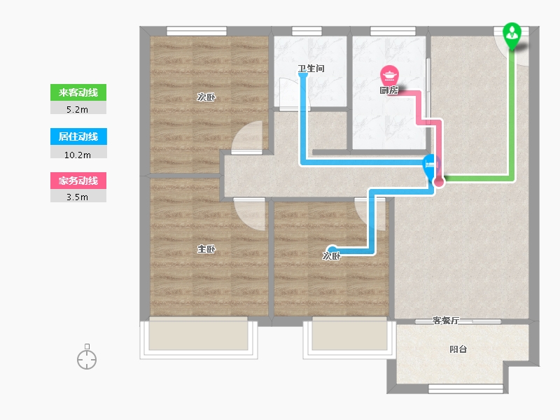 河南省-郑州市-新城郡望府-71.00-户型库-动静线