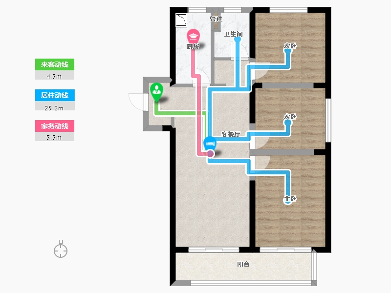 山东省-菏泽市-华地翡翠公园-78.02-户型库-动静线