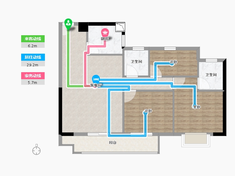 福建省-宁德市-新榕金城华府-89.00-户型库-动静线