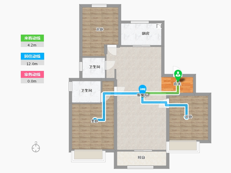 山东省-青岛市-中建锦绣天地-100.79-户型库-动静线