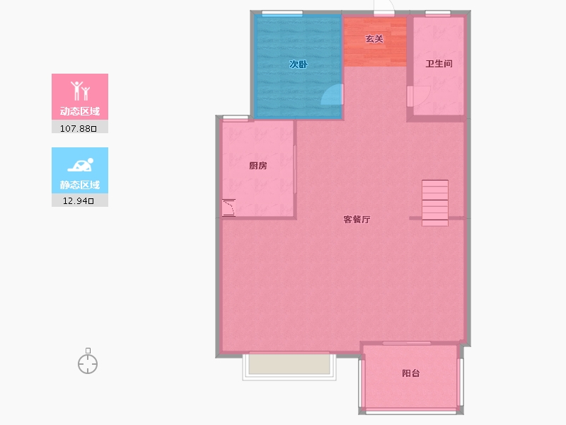 江苏省-南通市-万科翡翠东第（万科院子）-112.00-户型库-动静分区