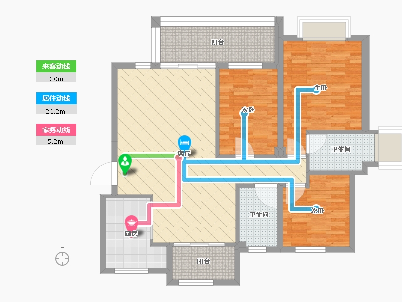 福建省-泉州市-泉州-87.47-户型库-动静线