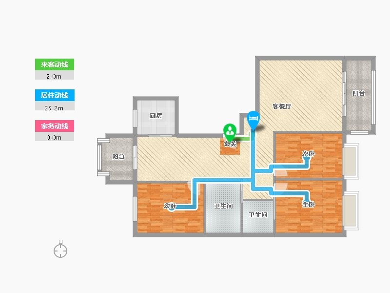 山西省-阳泉市-安康家园三期-124.52-户型库-动静线