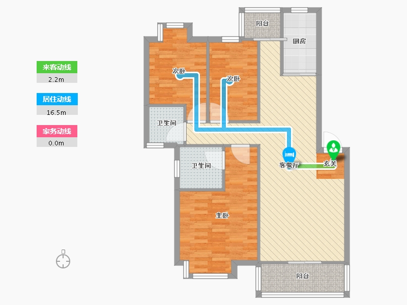 广东省-深圳市-四季花城-83.61-户型库-动静线