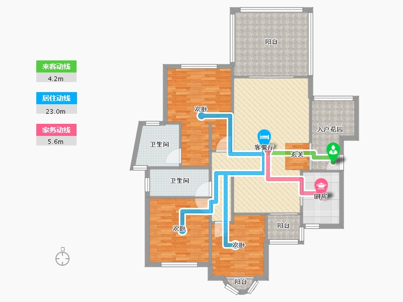 四川省-成都市-佳乐国际二期-115.19-户型库-动静线