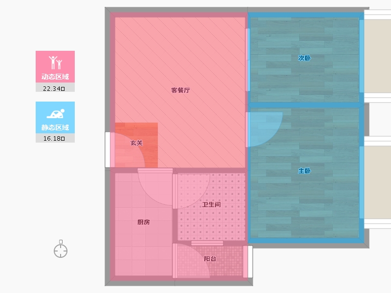 四川省-成都市-阳光365-33.65-户型库-动静分区