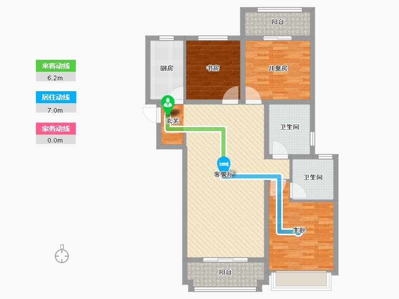 河南省-驻马店市-同信府-100.00-户型库-动静线