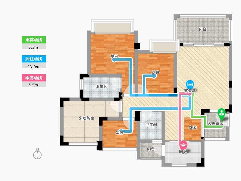 四川省-内江市-天成国际-91.82-户型库-动静线