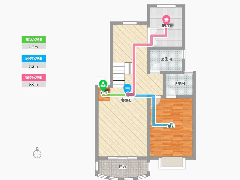 河南省-周口市-福临门-85.13-户型库-动静线