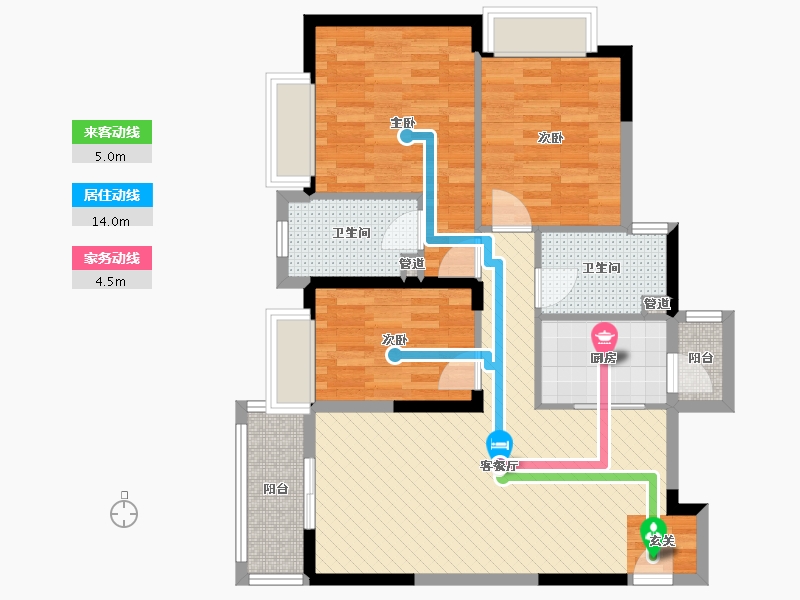 湖北省-黄冈市-邻江-87.20-户型库-动静线