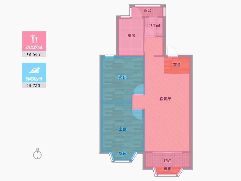 上海-上海市-西部名都-77.39-户型库-动静分区