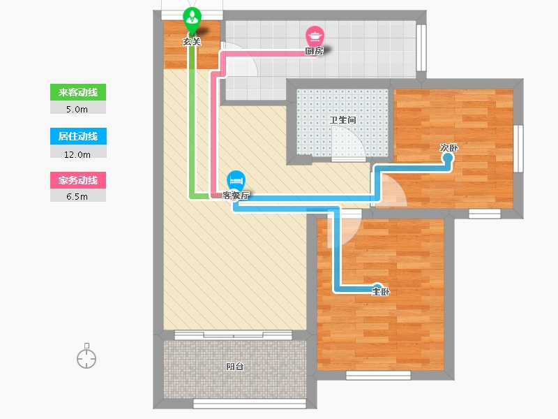 河北省-石家庄市-盛世御城-61.71-户型库-动静线