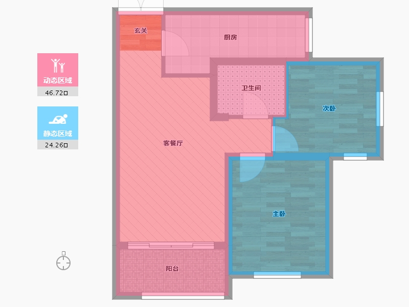 河北省-石家庄市-盛世御城-61.71-户型库-动静分区