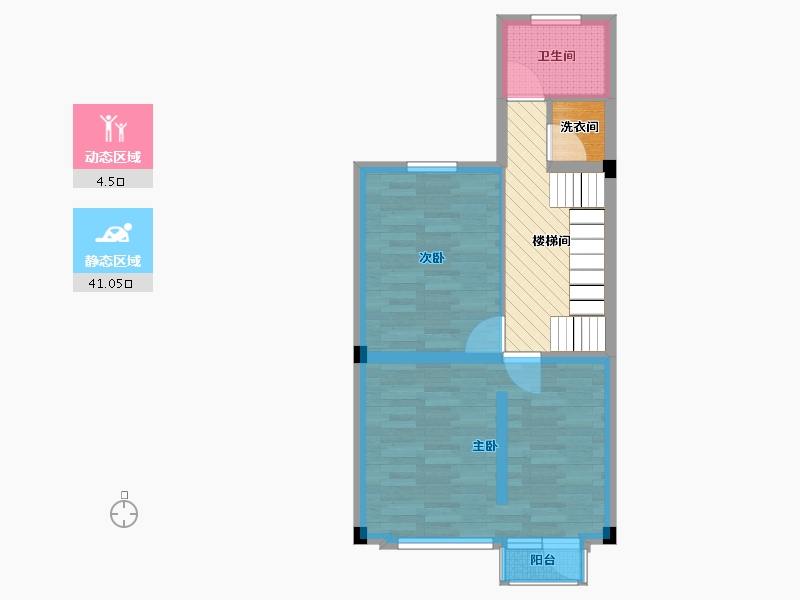 辽宁省-沈阳市-美地庄园-52.67-户型库-动静分区