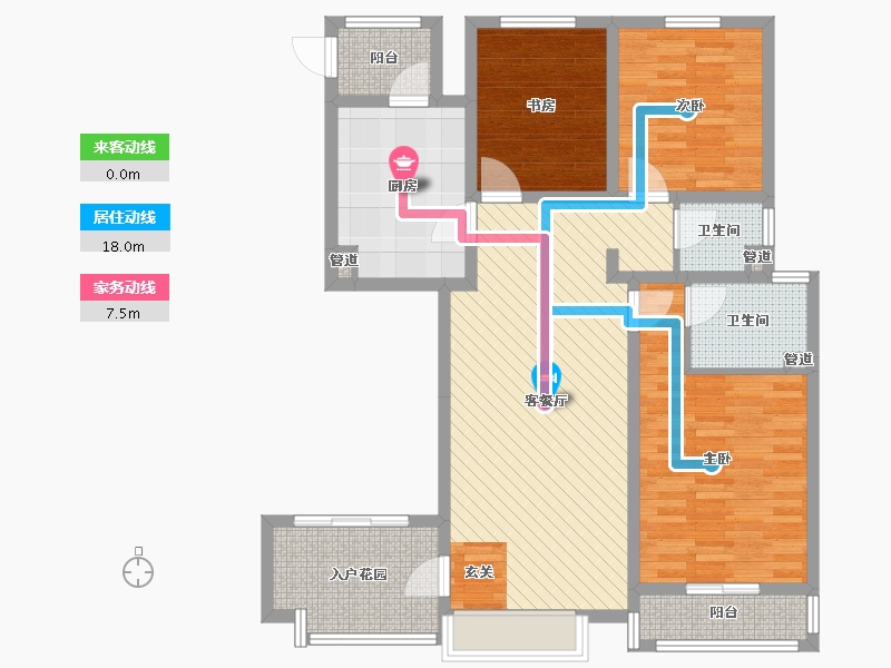 河北省-邢台市-领世城邦-100.92-户型库-动静线