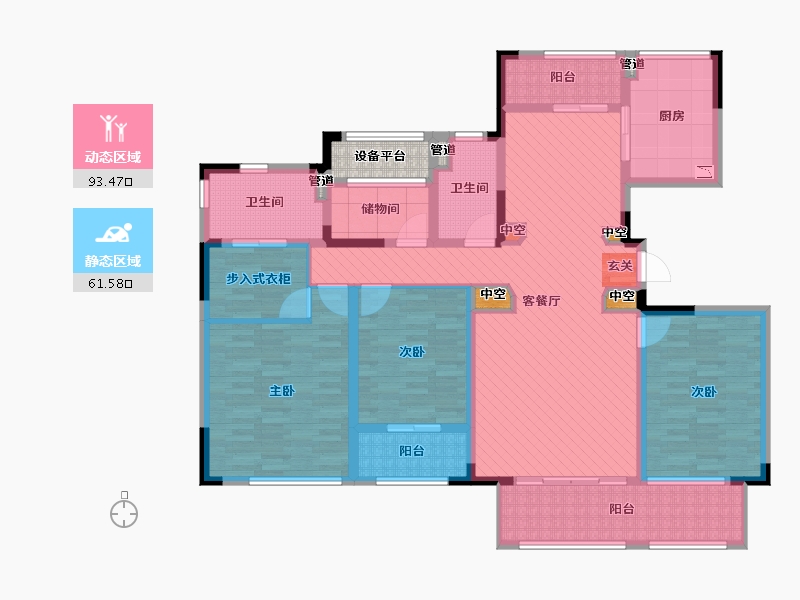 安徽省-亳州市-绿城-139.59-户型库-动静分区