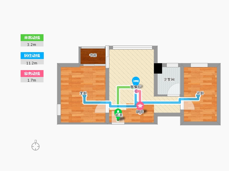 广西壮族自治区-桂林市-翠苑新城-42.53-户型库-动静线