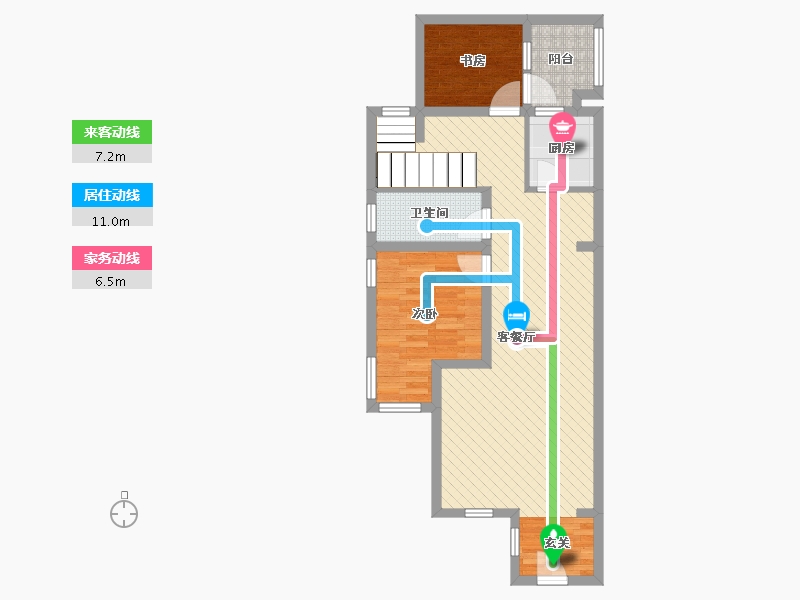 河北省-廊坊市-路劲阳光城-73.22-户型库-动静线