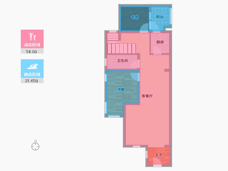 河北省-廊坊市-路劲阳光城-73.22-户型库-动静分区