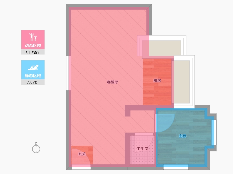 河北省-保定市-化工二厂宿舍-34.00-户型库-动静分区