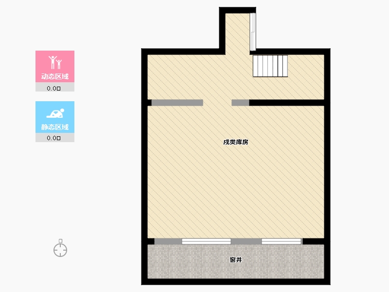 北京-北京市-北京城建龙樾华府-65.38-户型库-动静分区