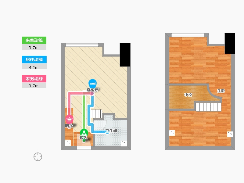 福建省-厦门市-新景国际城融汇公馆-56.00-户型库-动静线